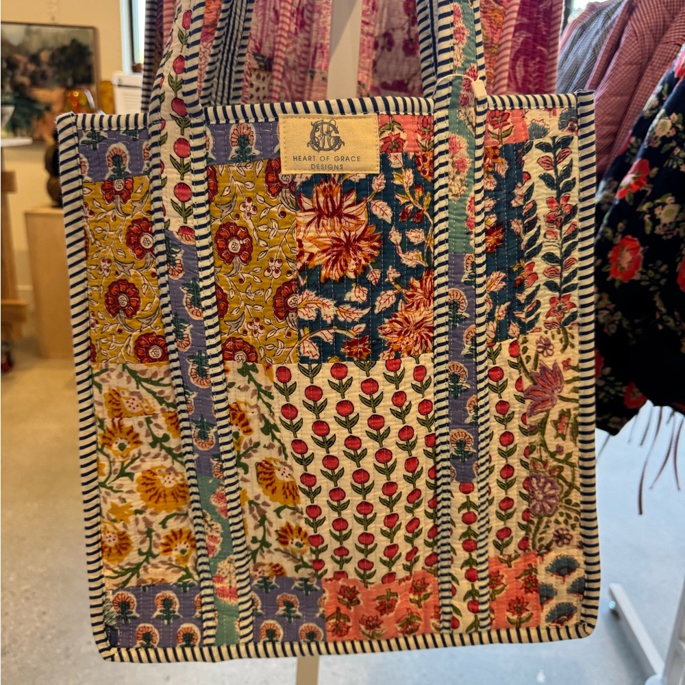 Multicolor Patchwork Tote Bag